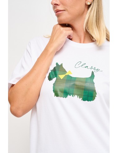 T-shirt en coton avec imprimé Maryley