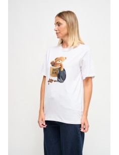 Maryley T-shirt met koffiemaaltjeprint 2