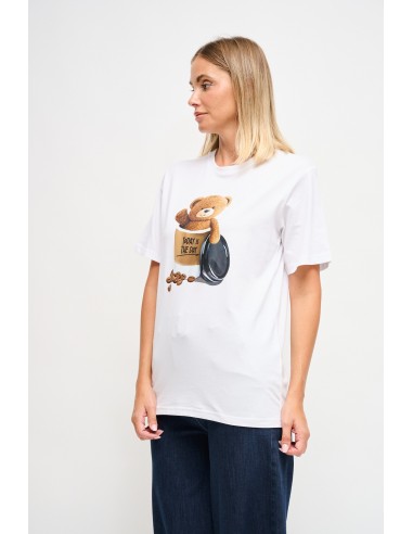 Maryley T-shirt met koffiemaaltjeprint