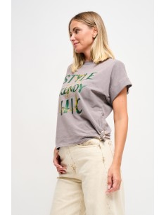 T-shirt chic décontracté avec imprimé Maryley 2