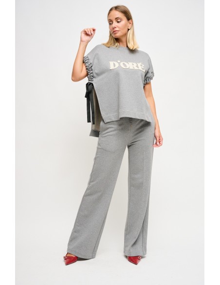 Maryley Sweatshirt sans manches avec rubans latéraux