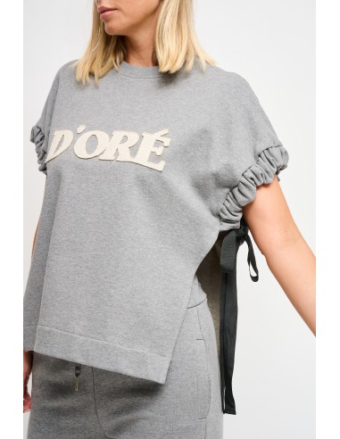 Maryley Sweatshirt sans manches avec rubans latéraux