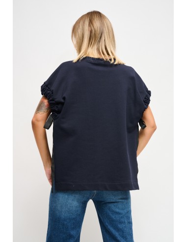 Maryley Sweatshirt sans manches avec rubans latéraux
