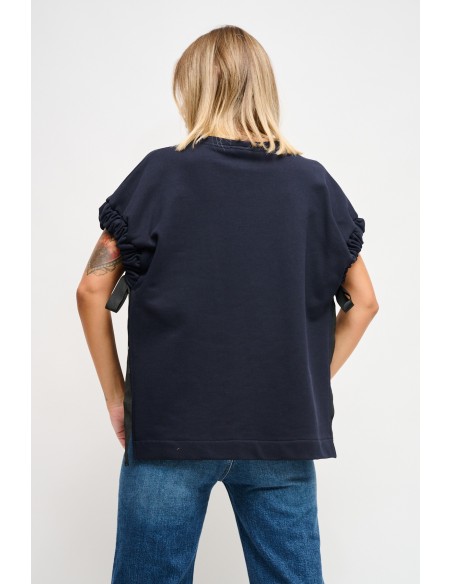 Mouwloze sweater met strikken aan de zijkanten Maryley