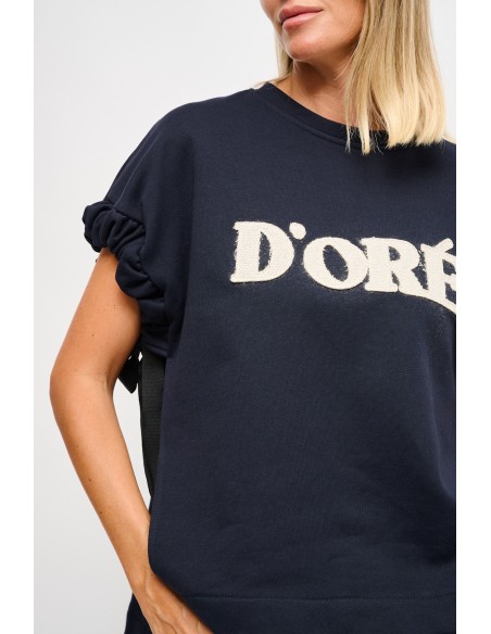 Maryley Sweatshirt sans manches avec rubans latéraux