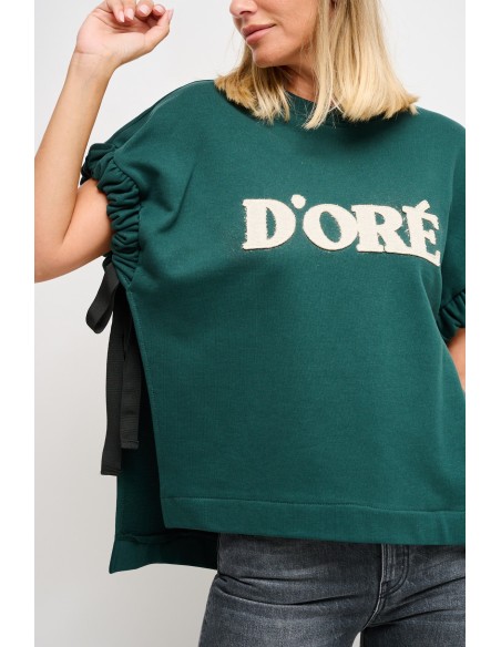 Maryley Sweatshirt sans manches avec rubans latéraux