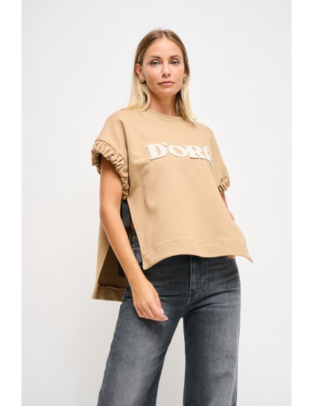 Mouwloze sweater met strikken aan de zijkanten Maryley