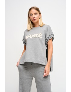 Mouwloze sweater met strikken aan de zijkanten Maryley
