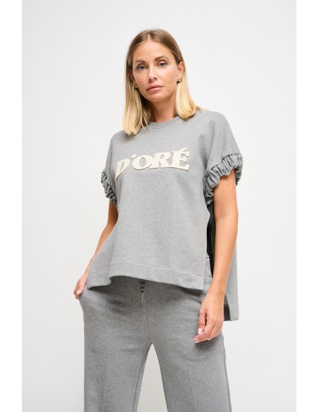 Maryley Sweatshirt sans manches avec rubans latéraux