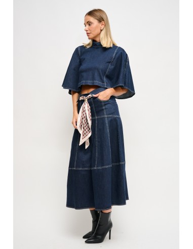 Denimrok met ceintuur Maryley