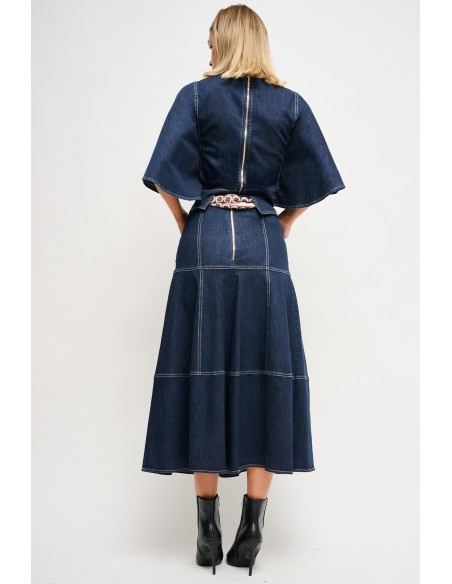 Denimrok met ceintuur Maryley