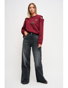 Los Angeles wide-leg flare-jeans Maryley