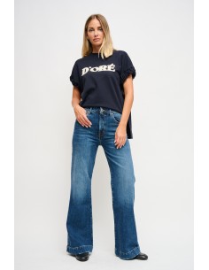 Jeans Atlanta met wijde pijpen, model Maryley