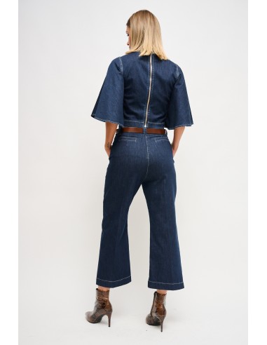 High-waistjeans met riem van Maryley