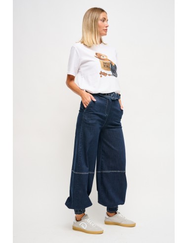 Jean baggy avec ceinture Maryley