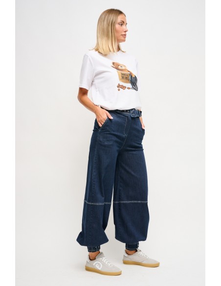 Baggy jeans met hoge taille Maryley
