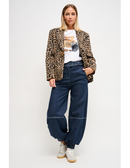 Baggy jeans met hoge taille Maryley