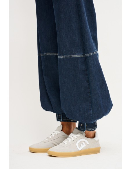 Jean baggy avec ceinture Maryley
