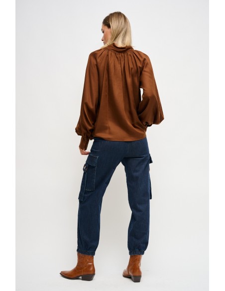 Cargojeans met riem Maryley