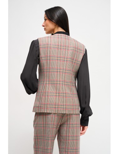 Gilet à carreaux Maryley