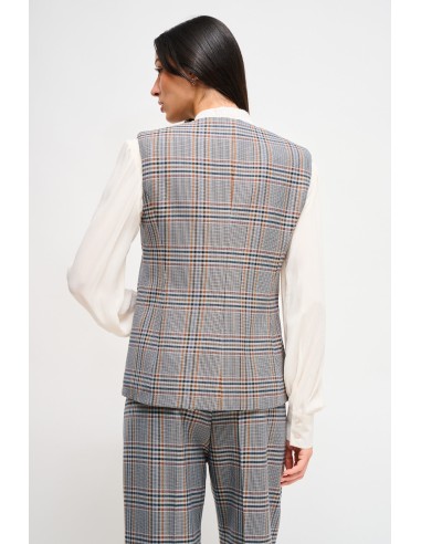 Geruit gilet Maryley