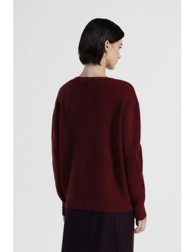 Dixie Ribbed V-Neck Sweater