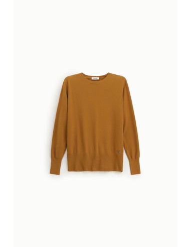 Pull à col ras du cou avec manches longues et détails dans le dos Dixie