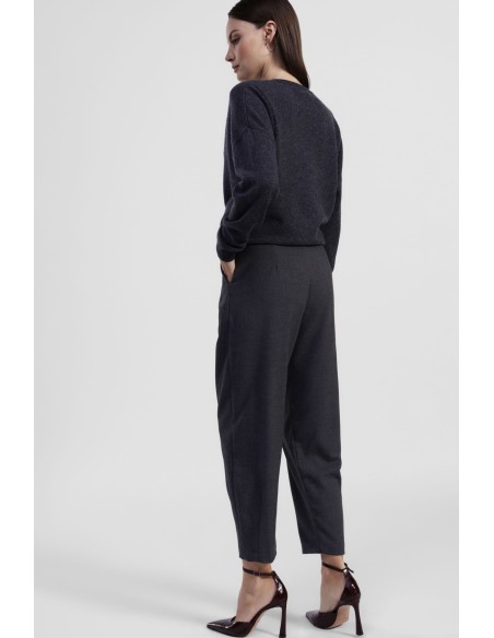 Pantalon à pinces et jambes courtes Dixie