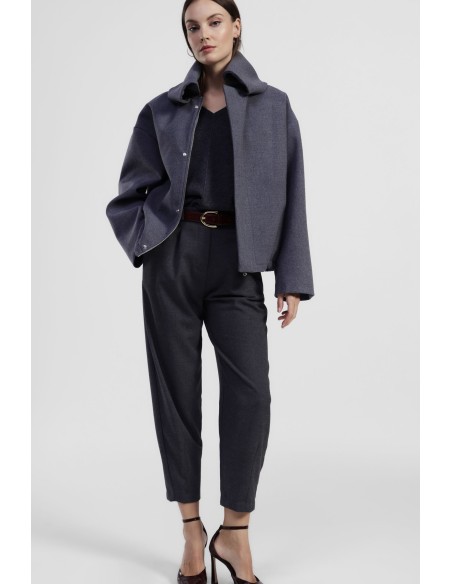 Pantalon à pinces et jambes courtes Dixie