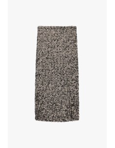 Jupe midi taille haute à paillettes Dixie 2