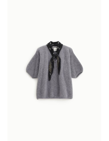 Pull à manches courtes à la coupe fluide Dixie