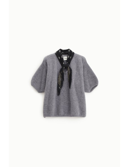 Pull à manches courtes à la coupe fluide Dixie