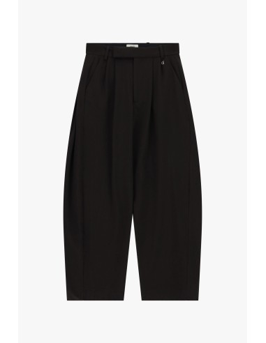 Pantalon ample taille haute à pinces Dixie