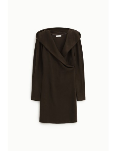 Robe courte à décolleté croisé profond Dixie
