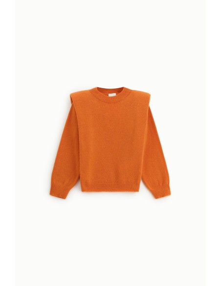 Pull à col rond avec épaules structurées Dixie