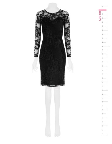 Robe fourreau en dentelle Rinascimento