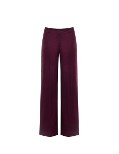Pantalon palazzo en mélange de coton structuré Rinascimento 2