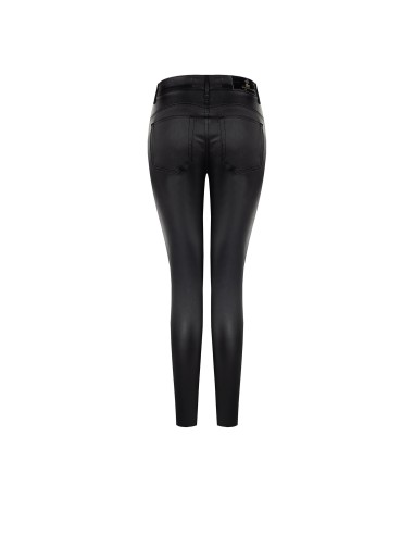 Pantalon skinny en tissu extensible effet cuir Rinascimento