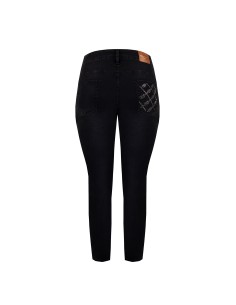 Jean skinny curvy avec strass sur la poche arrière Rinascimento Curvy 2