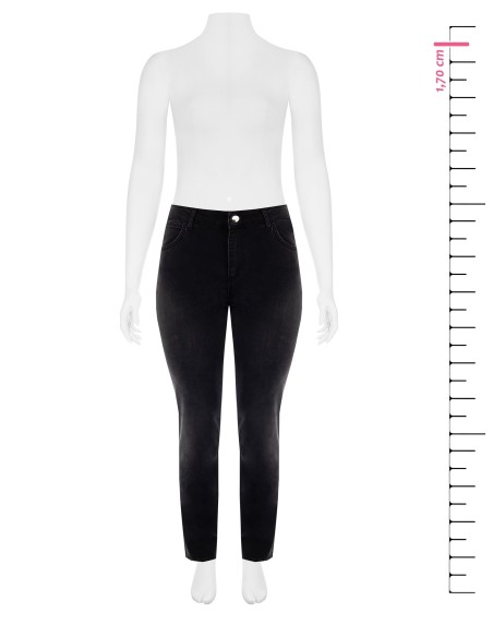 Jean skinny curvy avec strass sur la poche arrière Rinascimento Curvy