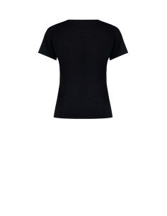Regular T-shirt van katoen met flockprint van vrouwelijke figuren van Rinascimento 2