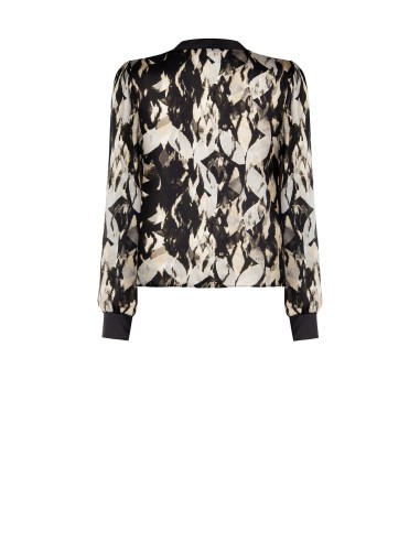 Blouse ample en satin avec boutons et chaîne amovibles Rinascimento