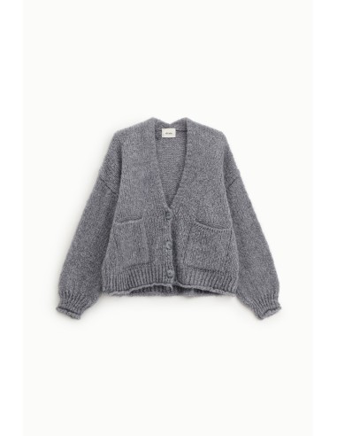 Cardigan avec confection grossière et poches avant Dixie
