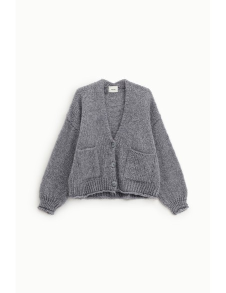 Cardigan avec confection grossière et poches avant Dixie
