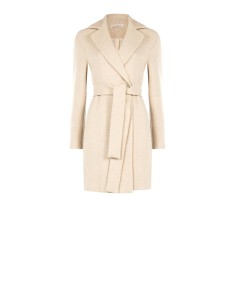Manteau mi-long en tissu brossé avec ceinture assortie Rinascimento 2