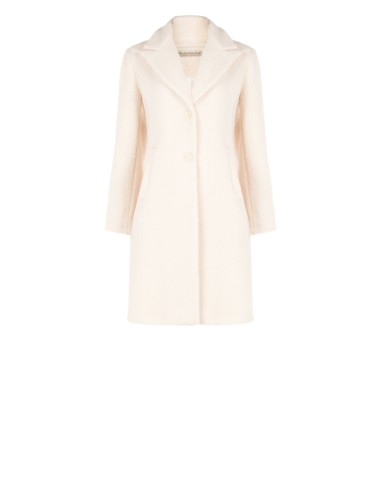 Manteau mi-long cintré en bouclé Rinascimento