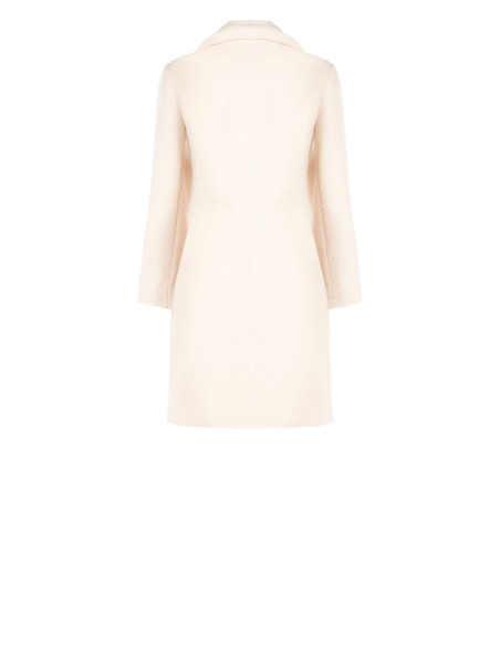 Manteau mi-long cintré en bouclé Rinascimento