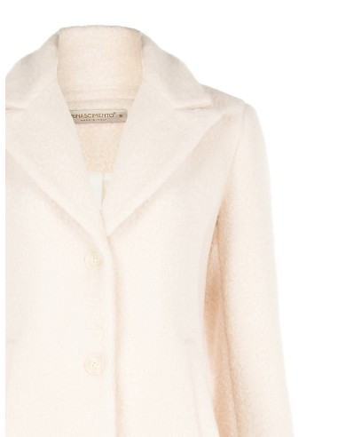 Manteau mi-long cintré en bouclé Rinascimento