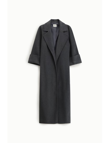 Manteau long Dixie à manches retroussées