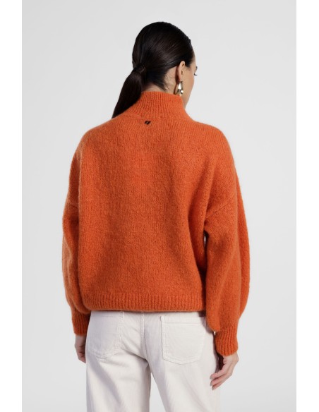 Dixie Wide Long-Sleeve High Neck Sweater (Pull à manches longues et col montant)